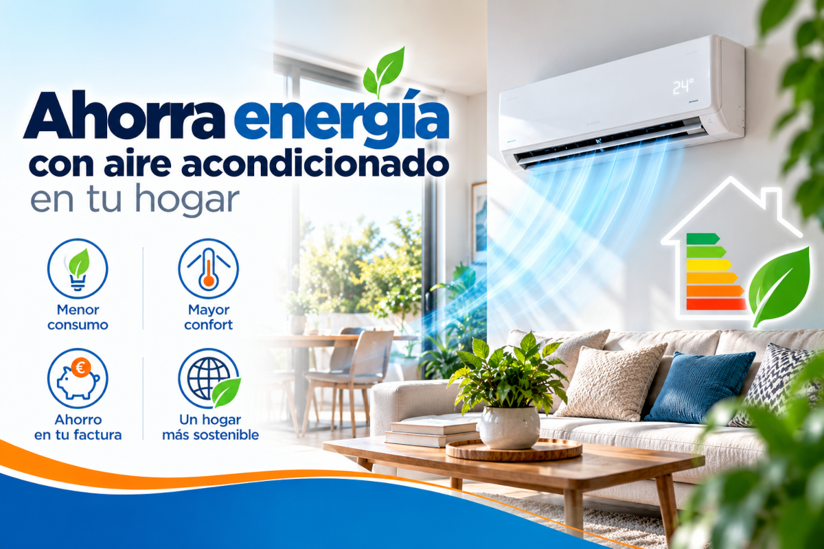 Ahorra energía con aire acondicionado en tu hogar